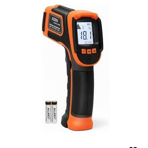 Kizen Infrared Thermometer in Orange and Black